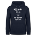 Der Hund tut nix das Frauchen schon Frauen Hoodie - Navy