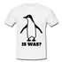 Witziger Pinguin Spruch Is Was T-Shirt - Weiß