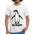 Witziger Pinguin Spruch Is Was T-Shirt - Weiß