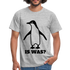 Witziger Pinguin Spruch Is Was T-Shirt - Grau meliert