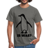 Witziger Pinguin Spruch Is Was T-Shirt - Graphit