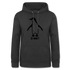 Witziger Pinguin Spruch Is Was Frauen Hoodie - Anthrazit