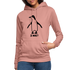 Witziger Pinguin Spruch Is Was Frauen Hoodie - Altrosa