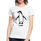 Witziger Pinguin Spruch Is Was Frauen Premium Bio T-Shirt - Weiß