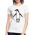 Witziger Pinguin Spruch Is Was Frauen Premium Bio T-Shirt - Weiß