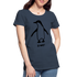 Witziger Pinguin Spruch Is Was Frauen Premium Bio T-Shirt - Navy