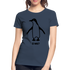 Witziger Pinguin Spruch Is Was Frauen Premium Bio T-Shirt - Navy