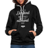 Bin ein Dorfkind - weiß wo Dich niemand findet - witziger Hoodie - Schwarz/Grau meliert