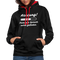 Achtung dummer Spruch wird geladen lustiger Hoodie - Schwarz/Rot