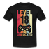 Gamer 18. Geburtstag Zocken Level 18 Unlocked Geschenk T-Shirt - black