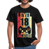 Gamer 18. Geburtstag Zocken Level 18 Unlocked Geschenk T-Shirt - black