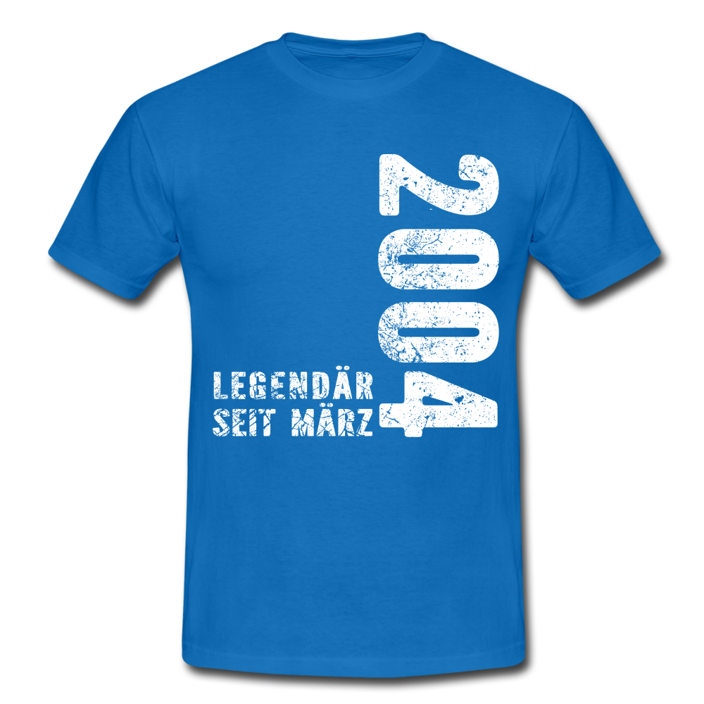 18. Geburtstag Legendär seit 2004 Geschenk Männer T-Shirt - royal blue