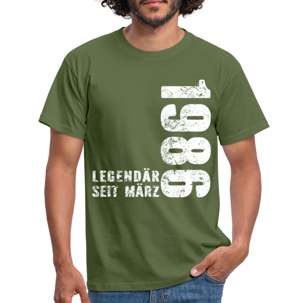 36. Geburtstag Legendär seit 1986 Geschenk Männer T-Shirt - military green