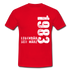 39. Geburtstag Legendär seit 1983 Geschenk Männer T-Shirt - red