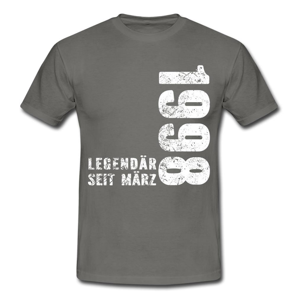 24. Geburtstag Legendär seit 1998 Geschenk Männer T-Shirt - graphite grey