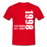 24. Geburtstag Legendär seit 1998 Geschenk Männer T-Shirt - red