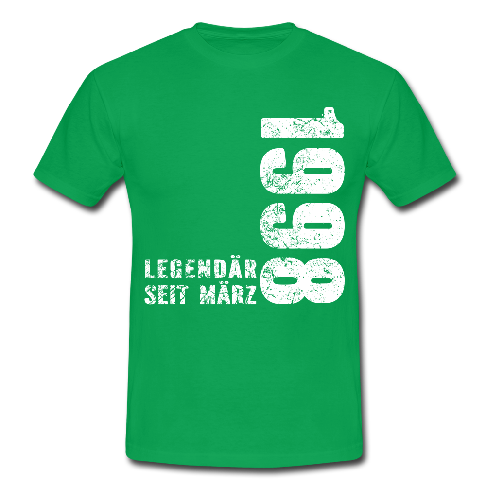 24. Geburtstag Legendär seit 1998 Geschenk Männer T-Shirt - kelly green