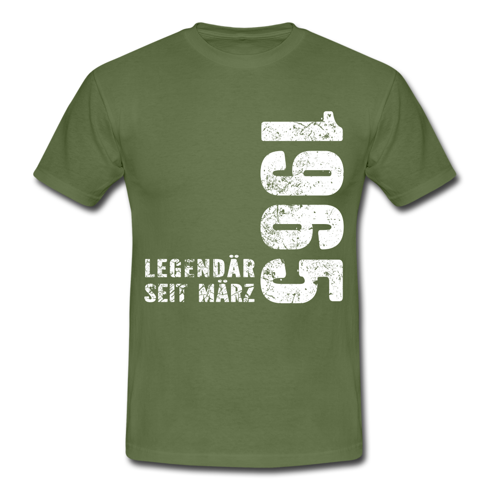 57. Geburtstag Legendär seit 1965 Geschenk Männer T-Shirt - military green