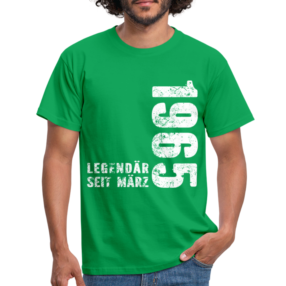 57. Geburtstag Legendär seit 1965 Geschenk Männer T-Shirt - kelly green