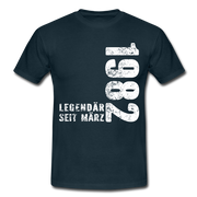 40. Geburtstag Legendär seit 1982 Geschenk Männer T-Shirt - navy