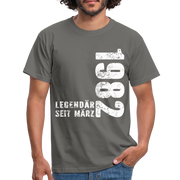 40. Geburtstag Legendär seit 1982 Geschenk Männer T-Shirt - graphite grey