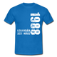 34. Geburtstag Legendär seit 1988 Geschenk Männer T-Shirt - royal blue