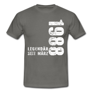 34. Geburtstag Legendär seit 1988 Geschenk Männer T-Shirt - graphite grey