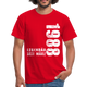 34. Geburtstag Legendär seit 1988 Geschenk Männer T-Shirt - red