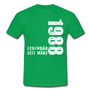 34. Geburtstag Legendär seit 1988 Geschenk Männer T-Shirt - kelly green