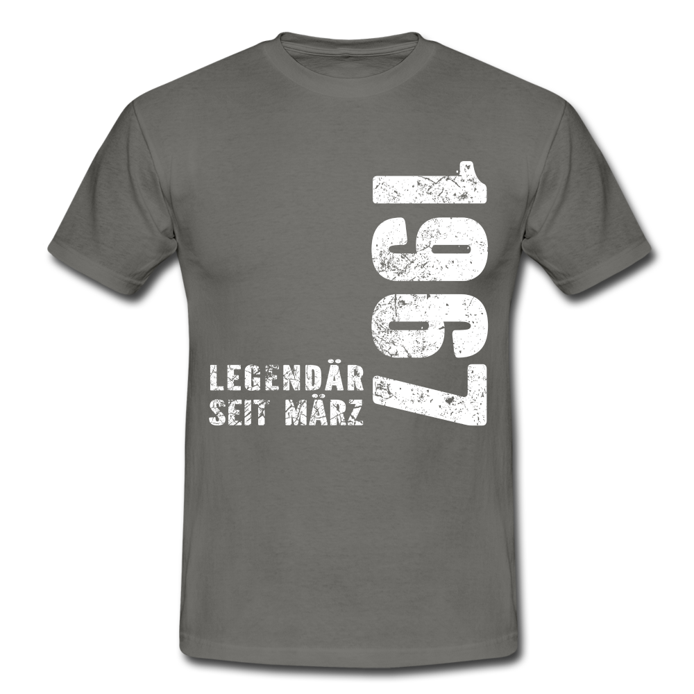 55. Geburtstag Legendär seit 1967 Geschenk Männer T-Shirt - graphite grey