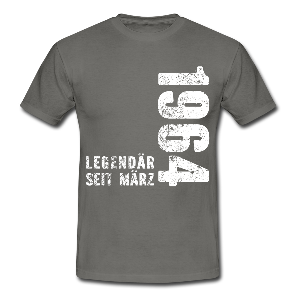 38. Geburtstag Legendär seit 1984 Geschenk Männer T-Shirt - graphite grey