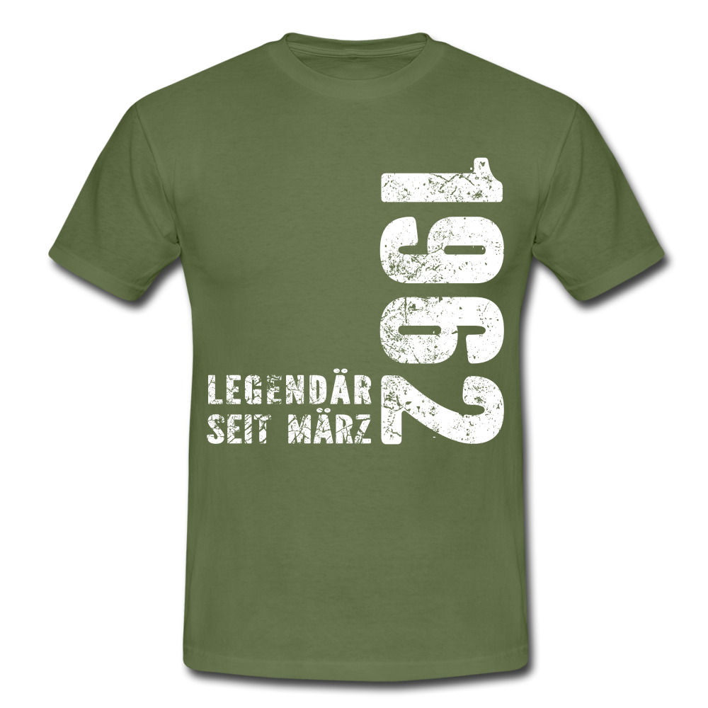 60. Geburtstag Legendär seit 1962 Geschenk Männer T-Shirt - military green