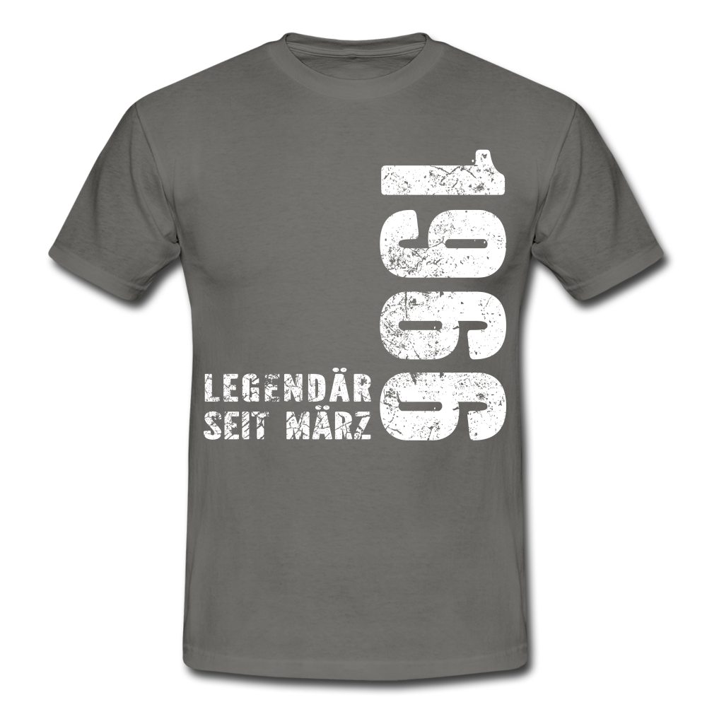 56. Geburtstag Legendär seit 1966 Geschenk Männer T-Shirt - graphite grey