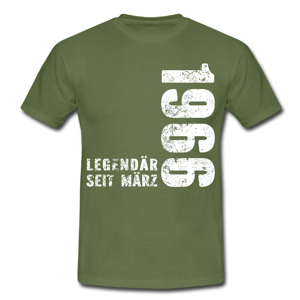 56. Geburtstag Legendär seit 1966 Geschenk Männer T-Shirt - military green