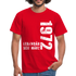 50. Geburtstag Legendär seit 1972 Geschenk Männer T-Shirt - red