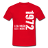 50. Geburtstag Legendär seit 1972 Geschenk Männer T-Shirt - red