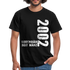 20. Geburtstag Legendär seit 2002 Geschenk Männer T-Shirt - black