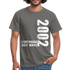 20. Geburtstag Legendär seit 2002 Geschenk Männer T-Shirt - graphite grey