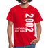 20. Geburtstag Legendär seit 2002 Geschenk Männer T-Shirt - red