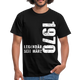 52. Geburtstag Legendär seit 1970 Geschenk Männer T-Shirt - black