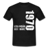 52. Geburtstag Legendär seit 1970 Geschenk Männer T-Shirt - black