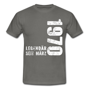 52. Geburtstag Legendär seit 1970 Geschenk Männer T-Shirt - graphite grey