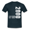 22. Geburtstag Legendär seit 2000 Geschenk Männer T-Shirt - navy