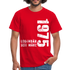 47. Geburtstag Legendär seit 1975 Geschenk Männer T-Shirt - red