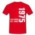 47. Geburtstag Legendär seit 1975 Geschenk Männer T-Shirt - red