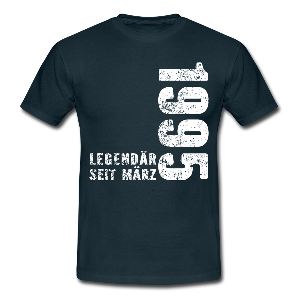 27. Geburtstag Legendär seit 1995 Geschenk Männer T-Shirt - navy