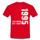 27. Geburtstag Legendär seit 1995 Geschenk Männer T-Shirt - red