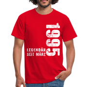 27. Geburtstag Legendär seit 1995 Geschenk Männer T-Shirt - red