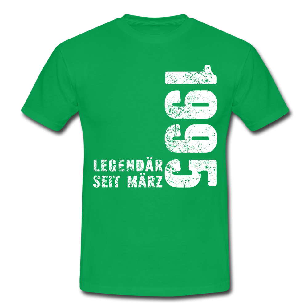 27. Geburtstag Legendär seit 1995 Geschenk Männer T-Shirt - kelly green