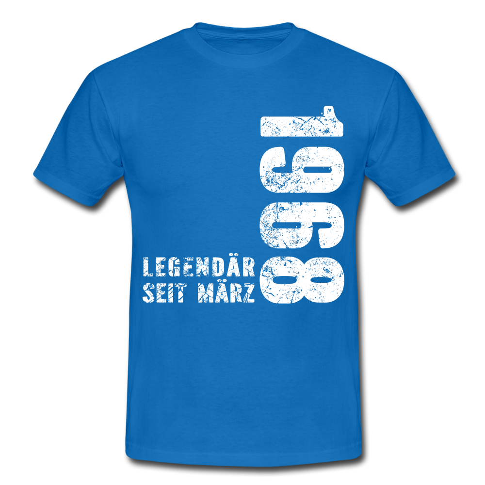 54. Geburtstag Legendär seit 1968 Geschenk Männer T-Shirt - royal blue